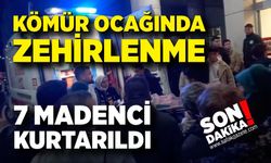Kömür ocağında karbonmonotsit zehirlenmesi: 7 işçi hastaneye kaldırıldı