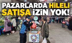 Pazarlarda hileli satışa izin verilmiyor