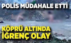 Köprü altında şoke eden görüntüler! Polis ekipleri müdahale etti