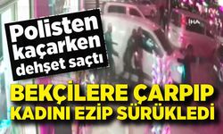Polisten kaçarken yaşlı kadını ezdiler: Olay anı kamerada