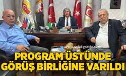 Program üstünde görüş birliğine varıldı