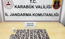 Karabük'te 265 sentetik ecza ele geçirildi