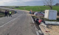 Süleymanpaşa’da motosiklet kazası: 1 ölü, 1 yaralı