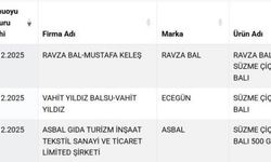 Süzme balda sahtecilik: 3 firma listeye eklendi