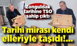 Tarihi mirası kendi elleriyle taşıdı, Zonguldak tarihine TSO sahip çıktı