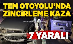 TEM Otoyolu’nda zincirleme kaza: 7 yaralı