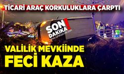 Valilik mevkiinde korkunç kaza