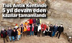 Tios Antik Kentinde 5 yıl devam eden kazılar tamamlandı