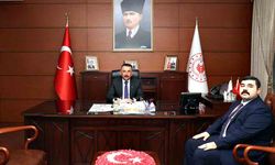 Vali Hacıbektaşoğlu Kaymakam adayını makamında kabul etti