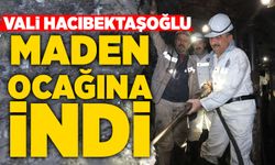 Vali Hacıbektaşoğlu ve bakan yardımcıları madencilerle yer altında buluştu