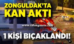 Zonguldak’ta kan aktı: 1 kişi bıçaklandı!