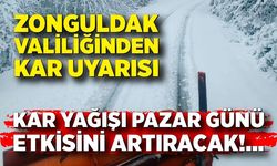 Valilik uyardı! Zonguldak’ta 20 Santimi Aşan Kar Bekleniyor