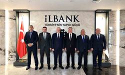 Belediye Başkanları İLKBANK Genel Müdürünü ziyaret ettiler