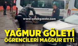 İlköğretim Okulu Önünde Su Birikintisi Krizi