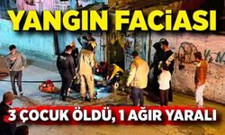 Yangın faciası: evde yalnız kalan 3 çocuk hayatını kaybetti, 1'i ağır yaralandı