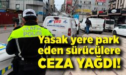 Yasak yere park eden sürücülere ceza yağdı