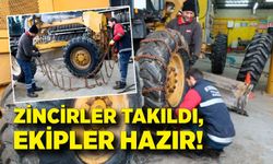 Ekipler Kar Yağışına Hazır