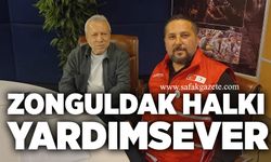 Zonguldak halkı yardımsever