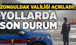 Zonguldak Valiliği açıkladı: Yollarda son durum