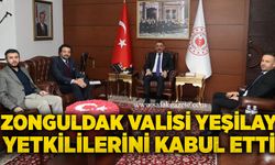 Zonguldak valisi Yeşilay yetkililerini kabul etti