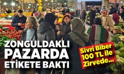 Halk pazarında bu hafta zammı şampiyonu biber oldu