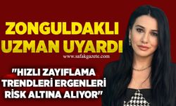 Zonguldaklı uzman uyardı:  "Hızlı zayıflama trendleri ergenleri risk altına alıyor"
