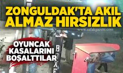 Zonguldak'ta akıl almaz hırsızlık: Oyuncak kasalarını boşalttılar!