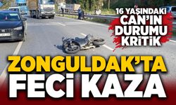 Zonguldak’ta feci kaza: 16 yaşındaki Can’ın durumu kritik