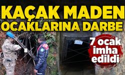Zonguldak’ta kaçak ocaklara darbe: 7 maden ocağı imha edildi