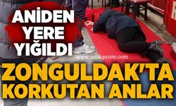 Zonguldak'ta korkutan anlar: Aniden yere yığıldı