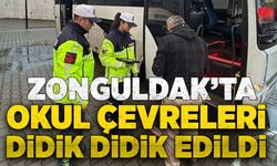 Zonguldak’ta okul çevreleri didik didik edildi