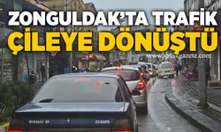 Zonguldak’ta trafik çileye dönüştü