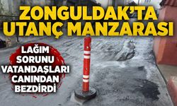 Zonguldak’ta utanç manzarası! Lağım sorunu vatandaşları canından bezdirdi