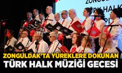 Zonguldak'ta yüreklere dokunan Türk Halk Müziği gecesi