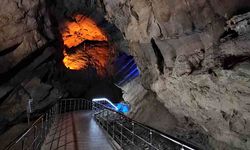 350 milyon yıllık Gökgöl Mağarası'na ziyaretçi rekoru