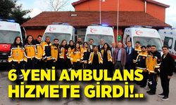 Zonguldak’ta 6 tam donanımlı ambulans hizmete alındı