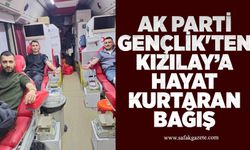 AK Parti Gençlik'ten Kızılay’a hayat kurtaran bağış