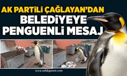 AK Partili Çağlayan’dan belediyeye Penguenli mesaj