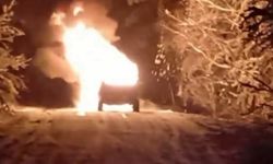 Alev Alev Yanan Cip Hurdaya Döndü