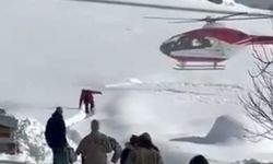 Malatya’da bebek için helikopterli kurtarma