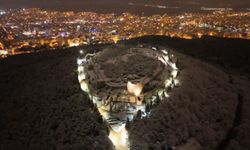 Kar Altında Kalan Aydos Kalesi Havadan Görüntülendi