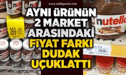 Aynı ürünün 2 market arasındaki fiyat farkı dudak uçuklattı