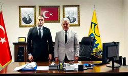 Başkan Uzun’dan PTT Bölge Müdürü Çeliker’e ziyaret