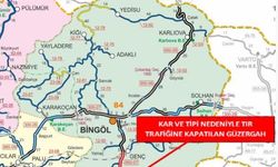 Bingöl-Diyarbakır Karayolu Tır Trafiğine Kapandı