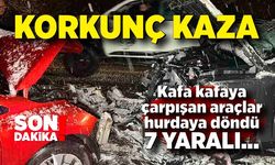 Yoğun kar kazayı tetikledi; 7 yaralı