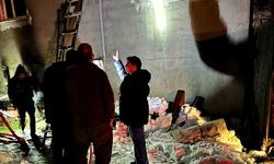 Elektrik sobadan çıkan yangın evi kullanılamaz hale getirdi