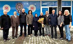 Emekli polisler ve şehit aileleri ziyaret edildi
