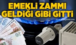 Emekli zammı geldiği gibi gitti