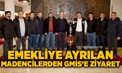 Emekliye ayrılan madencilerden GMİS’e ziyaret