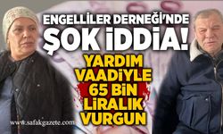 Engelliler Derneği'nde şok iddia! Yardım vaadiyle 65 bin liralık vurgun